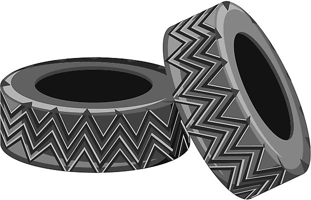 EPS 컬러 일러스트 사람없음 검은색 두개 바퀴 부속품 차바퀴 오브젝트 타이어 차량부품 자동차용품 고무바퀴 차량소품 국내일러스트 2 차량용품 파일형식 벡터