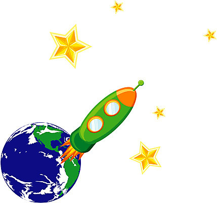 EPS 별 지구 교통수단 과학 한대 일러스트 항공교통 사람없음 우주 행성 과학기술 로켓 발사 우주선 출발 탐사 우주여행 우주탐사 국내일러스트 자연요소 1 여행 교통 컨셉 기술 파일형식 벡터