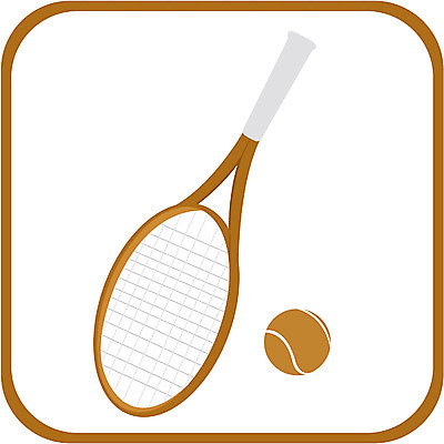 EPS 아이콘 스포츠용품 컬러 공 사람없음 갈색 테니스 라켓 테니스라켓 테니스용품 테니스공 오브젝트 2D아이콘 스포츠 구기 파일형식 벡터
