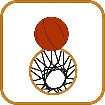 EPS 아이콘 스포츠용품 컬러 공 농구 농구공 사람없음 갈색 바구니 그물 골대 오브젝트 슛 2D아이콘 스포츠 구기 파일형식 벡터