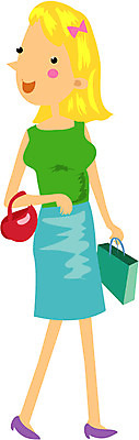 EPS 전신 클립아트 여자 일러스트 한명 서기 들기 사람 20대 성인 쇼핑 치마 금발 쇼핑백 핸드백 외출 여자만 여자한명만 성인여자만 청년만 청년여자만 성인한명만 청년여자한명만 성인여자한명만 성인만 국내일러스트 1 헤어스타일 가방 모션 하의 청년 파일형식 벡터