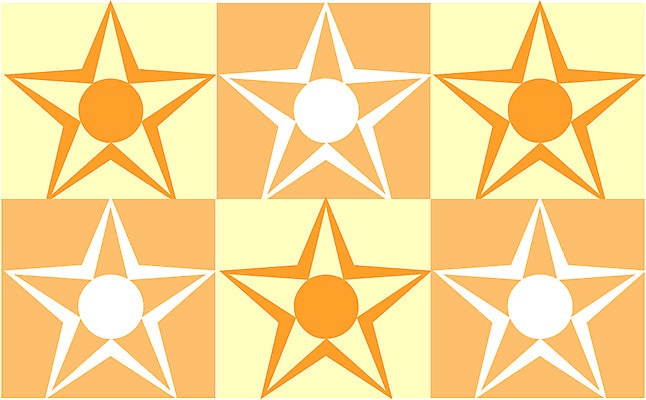 EPS 클립아트 문양 디자인 별 컬러 백그라운드 무늬 패턴 일러스트 사람없음 노란색 사각형 주황색 도형문양 국내일러스트 자연요소 도형 파일형식 벡터