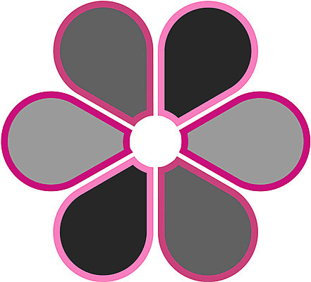 EPS 클립아트 문양 디자인 꽃 분홍색 컬러 백그라운드 무늬 꽃무늬 일러스트 식물문양 사람없음 장미 전통문양 검은색 회색 원형 국내일러스트 도형 식물 전통 파일형식 벡터