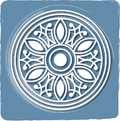 EPS 클립아트 한국문화 한국전통 전통 문양 디자인 컬러 백그라운드 무늬 꽃무늬 패턴 일러스트 한국 사람없음 파란색 전통무늬 전통문양 사각형 원형 와당문양 국내일러스트 도형 동양문화 꽃 아시아 파일형식 벡터