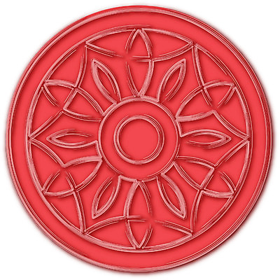 EPS 클립아트 한국문화 한국전통 전통 문양 디자인 컬러 백그라운드 무늬 꽃무늬 패턴 일러스트 한국 사람없음 빨간색 전통무늬 전통문양 원형 와당문양 국내일러스트 도형 동양문화 꽃 아시아 파일형식 벡터