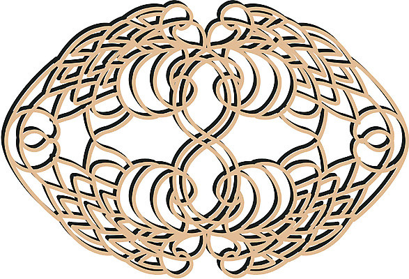 EPS 클립아트 문양 디자인 줄기 컬러 백그라운드 무늬 패턴 일러스트 식물문양 사람없음 노란색 전통문양 덩굴 국내일러스트 식물 전통 파일형식 벡터