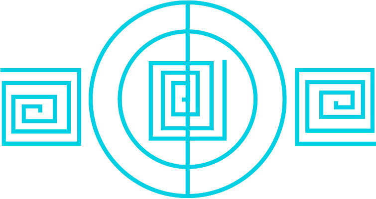 EPS 클립아트 한국문화 한국전통 문양 디자인 컬러 하늘색 백그라운드 무늬 패턴 일러스트 한국 사람없음 전통문양 원형 문살 격자 문살무늬 국내일러스트 도형 동양문화 전통 아시아 파란색 파일형식 벡터