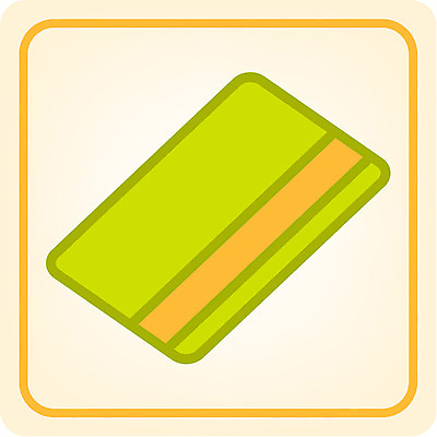 EPS 아이콘 컬러 사람없음 연두색 한개 노란색 사각형 신용카드 오브젝트 교통카드 마그네틱 2D아이콘 도형 1 초록색 금융 파일형식 벡터