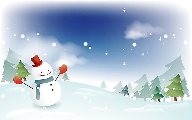 EPS 주간 나무 사계절 계절 백그라운드 겨울 일러스트 자연 눈사람 하늘 여러그루 풍경 초원 사람없음 야외 눈 겨울배경 국내일러스트 자연요소 식물 다수 날씨 생태계 파일형식 벡터