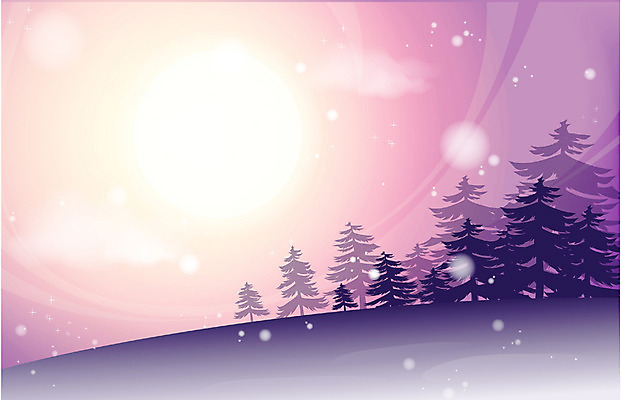 EPS 나무 사계절 계절 백그라운드 겨울 일러스트 자연 하늘 여러그루 풍경 초원 사람없음 야외 눈 겨울배경 국내일러스트 자연요소 식물 다수 날씨 생태계 파일형식 벡터