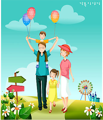 EPS 주간 여자 남자 딸 아들 일러스트 가족 엄마 사랑 가족애 사람 소년 여러명 야외 부모 봄 놀이공원 열기구 표지판 아빠 풍선 상업시설 국내일러스트 자연요소 계절 감정 어린이 다수 관계 항공교통 알림판 테마파크 시설 상업 파일형식 벡터