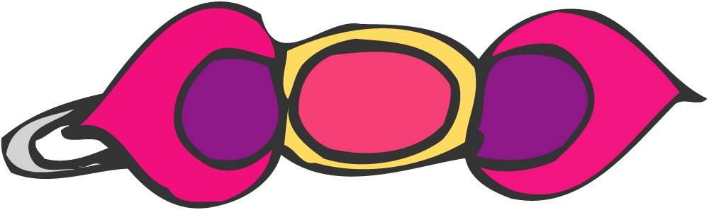 EPS 잡화 일러스트 장신구 사람없음 한개 머리핀 오브젝트 여성용품 국내일러스트 1 파일형식 벡터