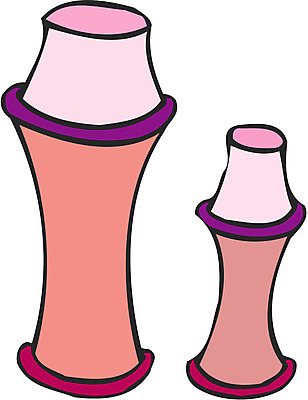 EPS 분홍색 컬러 일러스트 사람없음 화장 뷰티 화장품 두개 오브젝트 여성용품 스킨 로션 기초화장 국내일러스트 2 파일형식 벡터