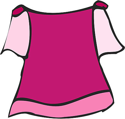 EPS 옷 컬러 상의 티셔츠 일러스트 사람없음 한개 반팔티셔츠 자주색 블라우스 국내일러스트 1 셔츠 파일형식 벡터