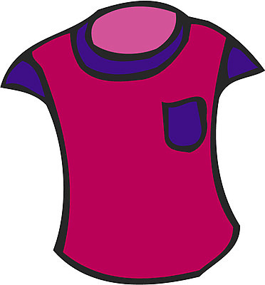 EPS 옷 컬러 상의 티셔츠 일러스트 사람없음 한개 반팔티셔츠 자주색 국내일러스트 1 셔츠 파일형식 벡터