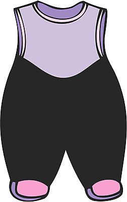 EPS 옷 컬러 일러스트 사람없음 한개 보라색 검은색 아기용품 아기 오브젝트 유아복 신생아옷 신생아우주복 국내일러스트 1 사람 파일형식 벡터