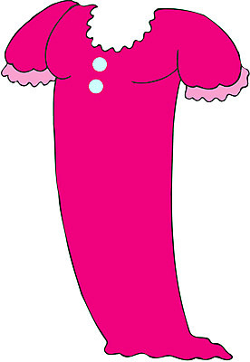 EPS 옷 원피스 분홍색 컬러 일러스트 사람없음 치마 한개 잠옷 여성복 국내일러스트 1 하의 파일형식 벡터