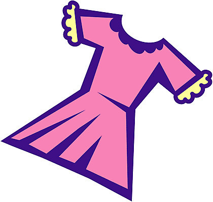 EPS 드레스 옷 원피스 분홍색 컬러 일러스트 사람없음 치마 한개 여성복 국내일러스트 1 하의 파일형식 벡터