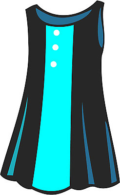 EPS 드레스 옷 원피스 일러스트 사람없음 치마 한개 여성복 국내일러스트 1 하의 파일형식 벡터