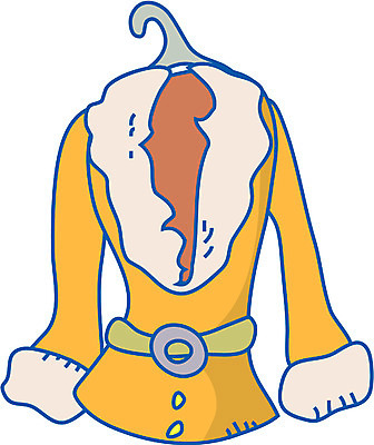 EPS 옷 상의 일러스트 사람없음 한개 외투 재킷 전시 코트 옷걸이 겨울옷 여성용 털옷 국내일러스트 1 겨울 파일형식 벡터