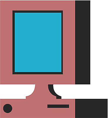 EPS 일러스트 사람없음 컴퓨터 스크린 모니터 오브젝트 본체 국내일러스트 전자제품 파일형식 벡터