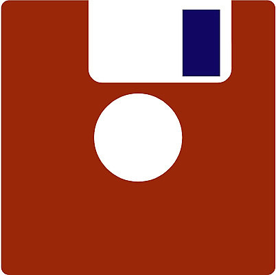 EPS 컬러 일러스트 사람없음 한개 갈색 컴퓨터용품 사무용품 플로피디스크 오브젝트 저장장치 국내일러스트 1 문구용품 파일형식 벡터