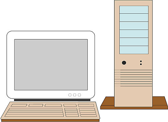 EPS 일러스트 사람없음 컴퓨터 스크린 모니터 키보드 오브젝트 본체 국내일러스트 전자제품 파일형식 벡터