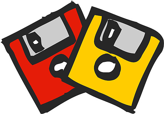 EPS 일러스트 비즈니스 사람없음 컴퓨터용품 사무용품 두개 플로피디스크 오브젝트 저장장치 국내일러스트 2 문구용품 파일형식 벡터