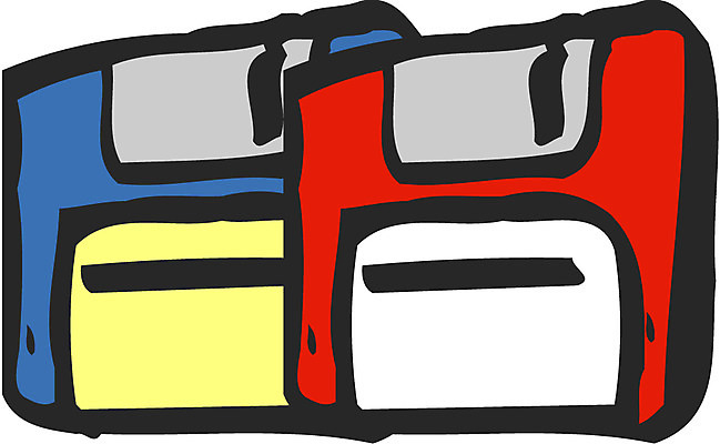 EPS 일러스트 사람없음 컴퓨터용품 사무용품 두개 플로피디스크 오브젝트 저장장치 국내일러스트 2 문구용품 파일형식 벡터