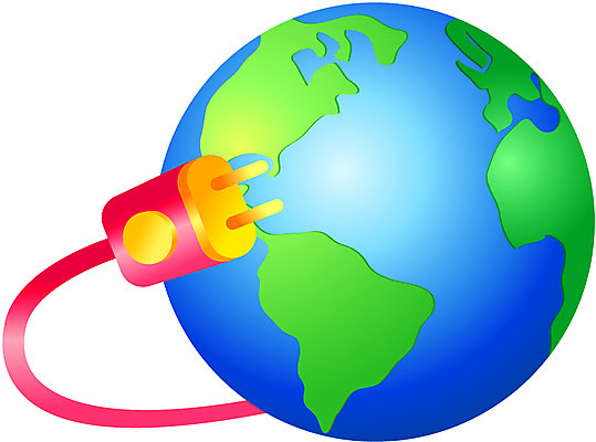 EPS 산업 지구 일러스트 사람없음 세계 글로벌 우주 전선 네트워크 플러그 전기에너지 연결 지구촌 국내일러스트 에너지 파일형식 벡터