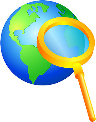 EPS 산업 지구 일러스트 돋보기 사람없음 세계 글로벌 우주 확대 검색 지구촌 찾기 국내일러스트 모션 파일형식 벡터