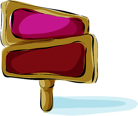 EPS 일러스트 알림판 사람없음 표지판 오브젝트 방향지시 국내일러스트 방향 파일형식 벡터