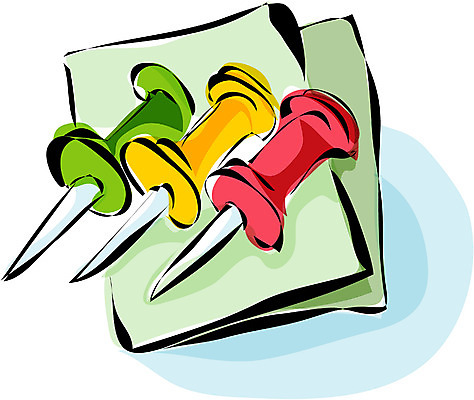 EPS 종이 일러스트 문구용품 사람없음 사무용품 압정 오브젝트 고정 국내일러스트 파일형식 벡터