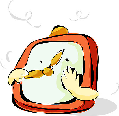 EPS 캐릭터 시계 생활용품 일러스트 사람없음 라이프 생활 한개 자명종 알람 시간 오브젝트 탁상시계 일러캐릭터 1 파일형식 벡터