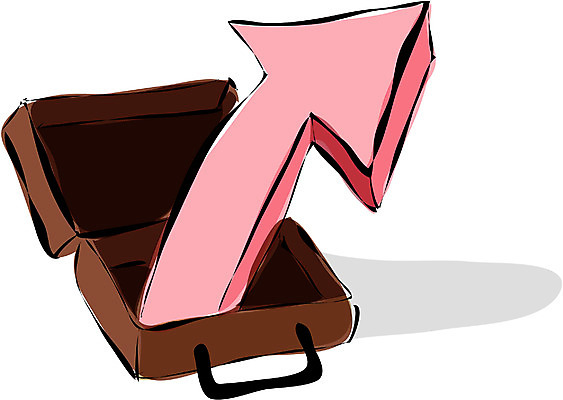 EPS 잡화 화살표 서류가방 가방 일러스트 사람없음 사무용품 오픈 국내일러스트 문구용품 파일형식 벡터