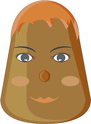 EPS 클립아트 남자 얼굴 흑인 신체 일러스트 한명 사람 신체부위 머리 남자만 남자한명만 국내일러스트 서양인 1 파일형식 벡터