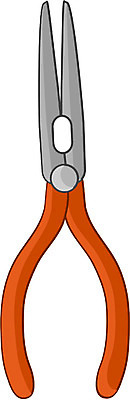 EPS 컬러 일러스트 사람없음 빨간색 한개 회색 도구 공구 오브젝트 펜치 랜 랜툴 국내일러스트 1 파일형식 벡터