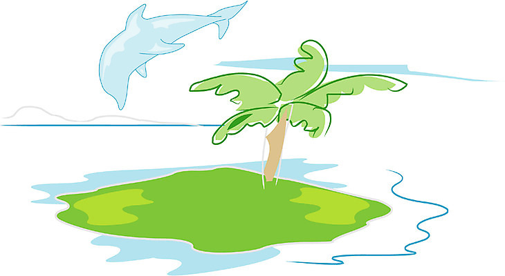 EPS 클립아트 나무 식물 동물 척추동물 한마리 바다 컬러 일러스트 포유류 자연 한그루 풍경 사람없음 야외 초록색 야자수 바다동물 열대식물 고래 돌고래 국내일러스트 1 수중동물 생태계 파일형식 벡터