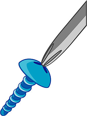 EPS 아이콘 컬러 사람없음 파란색 회색 도구 공구 나사 드라이버 오브젝트 나사못 십자드라이버 2D아이콘 못 드라이버_공구 파일형식 벡터