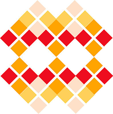 EPS 클립아트 문양 디자인 컬러 백그라운드 무늬 패턴 일러스트 사람없음 빨간색 노란색 사각형 도형문양 정사각형 마름모 타일모양 국내일러스트 모양 도형 파일형식 벡터
