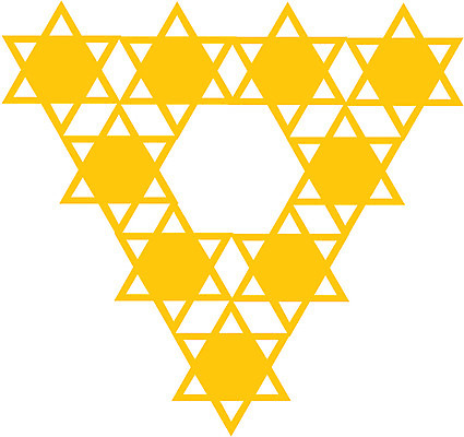 EPS 클립아트 문양 디자인 별 컬러 백그라운드 무늬 패턴 일러스트 사람없음 노란색 삼각형 도형문양 역삼각형 국내일러스트 자연요소 도형 파일형식 벡터