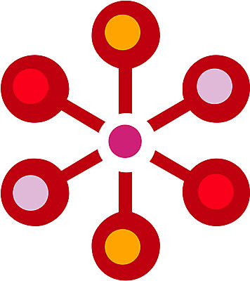 EPS 클립아트 문양 디자인 컬러 백그라운드 무늬 일러스트 사람없음 빨간색 보라색 주황색 눈송이 방사형 국내일러스트 눈_날씨 파일형식 벡터