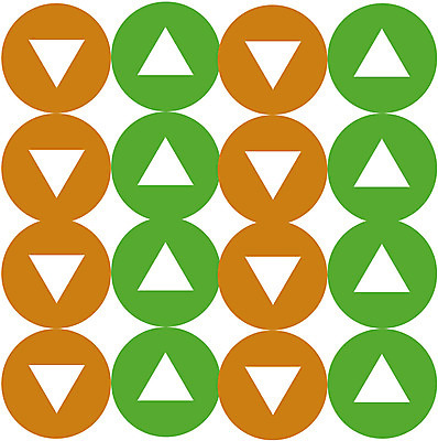 EPS 클립아트 문양 디자인 컬러 백그라운드 무늬 패턴 일러스트 사람없음 초록색 주황색 원형 삼각형 도형문양 국내일러스트 도형 파일형식 벡터