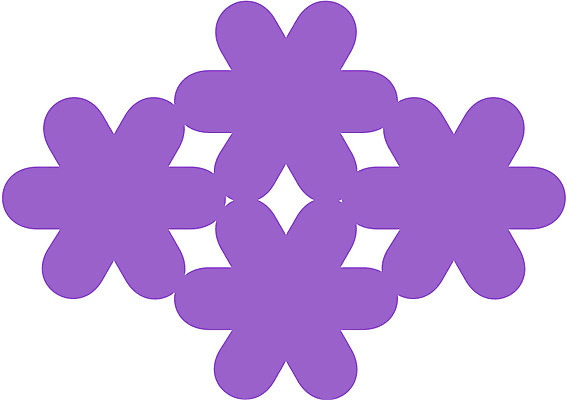 EPS 클립아트 문양 디자인 꽃 컬러 백그라운드 무늬 꽃무늬 패턴 일러스트 식물문양 사람없음 전통문양 보라색 국내일러스트 식물 전통 파일형식 벡터