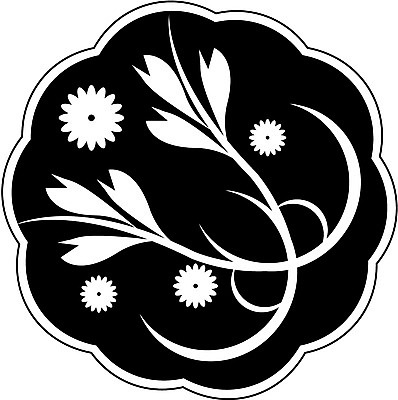 EPS 클립아트 문양 디자인 줄기 컬러 백그라운드 무늬 꽃무늬 일러스트 식물문양 사람없음 전통문양 검은색 원형 국내일러스트 도형 식물 전통 꽃 파일형식 벡터