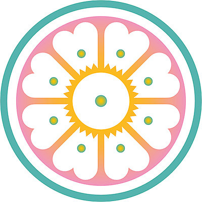 EPS 클립아트 한국문화 한국전통 문양 디자인 꽃 분홍색 컬러 백그라운드 무늬 꽃무늬 패턴 일러스트 식물문양 한국 사람없음 노란색 전통무늬 전통문양 원형 민트 와당문양 국내일러스트 도형 식물 동양문화 전통 아시아 허브 파일형식 벡터