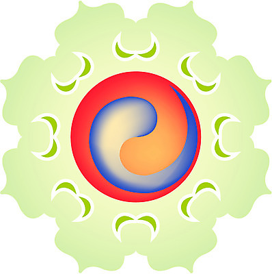 EPS 클립아트 한국문화 한국전통 문양 디자인 컬러 백그라운드 무늬 패턴 일러스트 한국 사람없음 빨간색 연두색 파란색 전통무늬 전통문양 원형 태극 국내일러스트 도형 동양문화 전통 아시아 초록색 파일형식 벡터