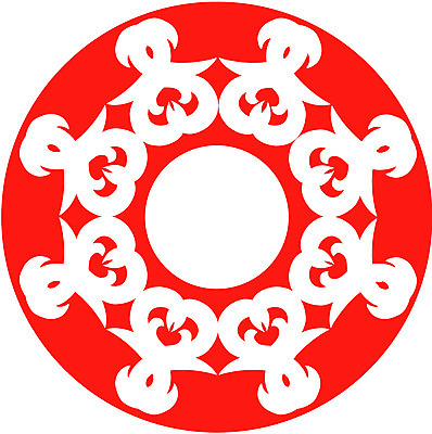 EPS 클립아트 문양 디자인 컬러 백그라운드 무늬 꽃무늬 일러스트 식물문양 사람없음 빨간색 전통문양 원형 국내일러스트 도형 식물 전통 꽃 파일형식 벡터