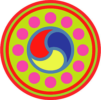 EPS 클립아트 한국문화 한국전통 문양 디자인 백그라운드 무늬 패턴 일러스트 한국 사람없음 컬러풀 전통문양 원형 태극 국내일러스트 도형 동양문화 전통 아시아 컬러 파일형식 벡터
