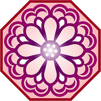 EPS 클립아트 문양 디자인 분홍색 컬러 백그라운드 무늬 꽃무늬 일러스트 식물문양 사람없음 전통문양 원형 국내일러스트 도형 식물 전통 꽃 파일형식 벡터